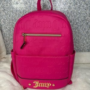 Juicy Couture backpack COOL COLLAR FULL SIZE Deboss Sorbet